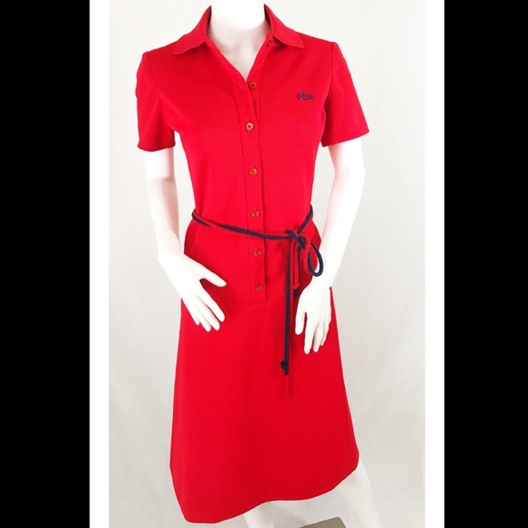 vintage lacoste tennis dress